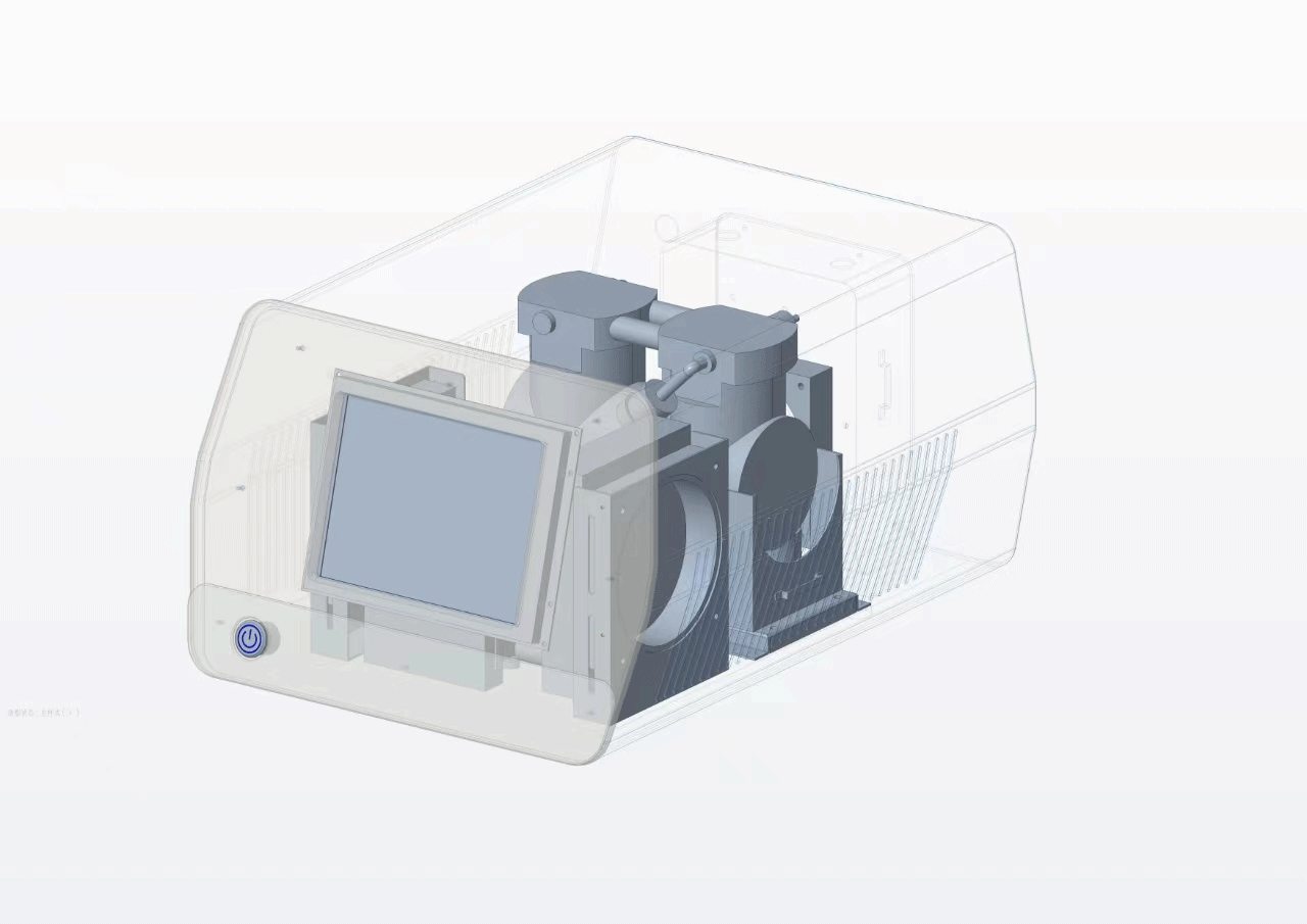 Mechanical structure design for a professional aesthetic device